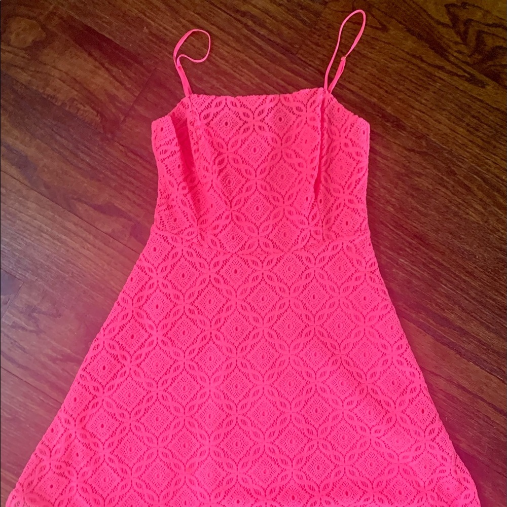 Hit Pink Lace Lily Pulitzer Dress